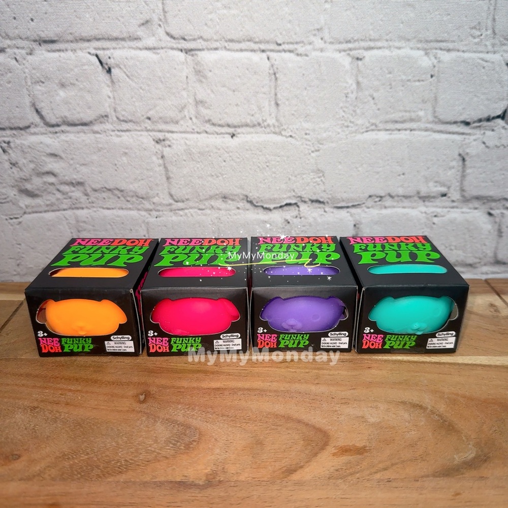 NeeDoh Funky Pup Squishy Toy Bundle